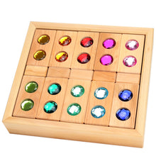 Load image into Gallery viewer, Small Colour Track with Transparent Cubes