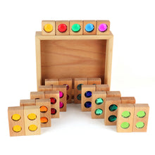 Load image into Gallery viewer, Small Colour Track with Transparent Cubes