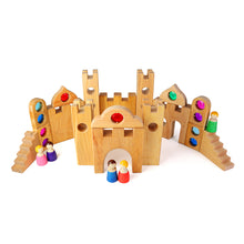 Load image into Gallery viewer, Knight's Wooden Castle - 10 pieces