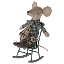 Φόρτωση εικόνας στο εργαλείο προβολής Συλλογής, Κουνιστή καρέκλα, Ποντίκι - Σκούρο πράσινο