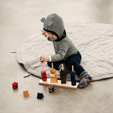 Load image into Gallery viewer, Rainbow Montessori stacking toy XL