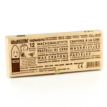 Load image into Gallery viewer, 12 Mini wax crayons in wooden case