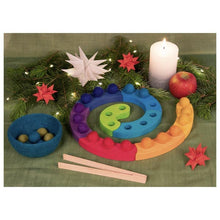 Load image into Gallery viewer, Colour sorting game and Advent spiral