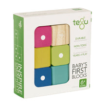 Load image into Gallery viewer, Baby's First Magnetic Blocks, 6-Piece Set