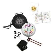 Load image into Gallery viewer, Tambú Steel Tongue Drum, 11 tones