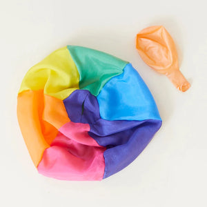Rainbow balloon ball