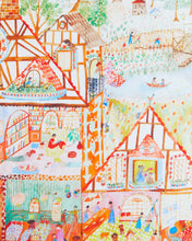 Load image into Gallery viewer, Seek & Find Dollhouse Playsilk