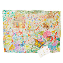 Φόρτωση εικόνας στο εργαλείο προβολής Συλλογής, Mεταξωτό ύφασμα Κήπος με Πεταλούδες
