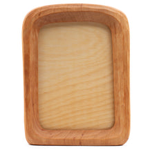 Load image into Gallery viewer, Hand-carved Waldorf standing frame portrait