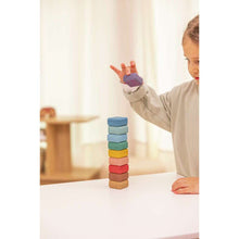 Load image into Gallery viewer, Nature's rainbow - 10 Cork Building Blocks