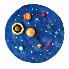 Load image into Gallery viewer, Solar system outer space with felt planets