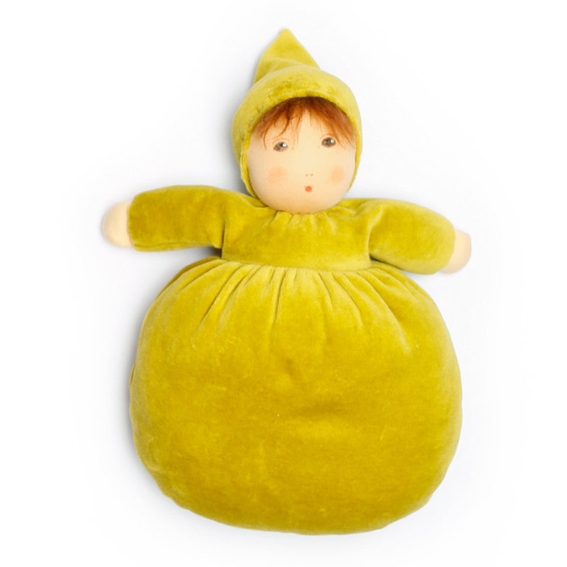 Ecological blossom child doll, gold