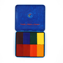 Load image into Gallery viewer, Beeswax Blocks, 8 colours Waldorf mix