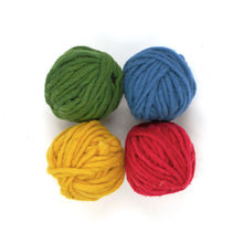 Load image into Gallery viewer, Organic single ply wool knitting yarn, bright colours
