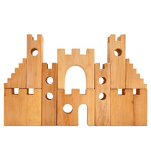 Load image into Gallery viewer, Knight's Wooden Castle - 10 pieces