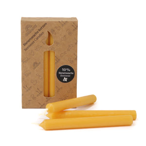 Amber Beeswax Candles (10%) 12 Pack
