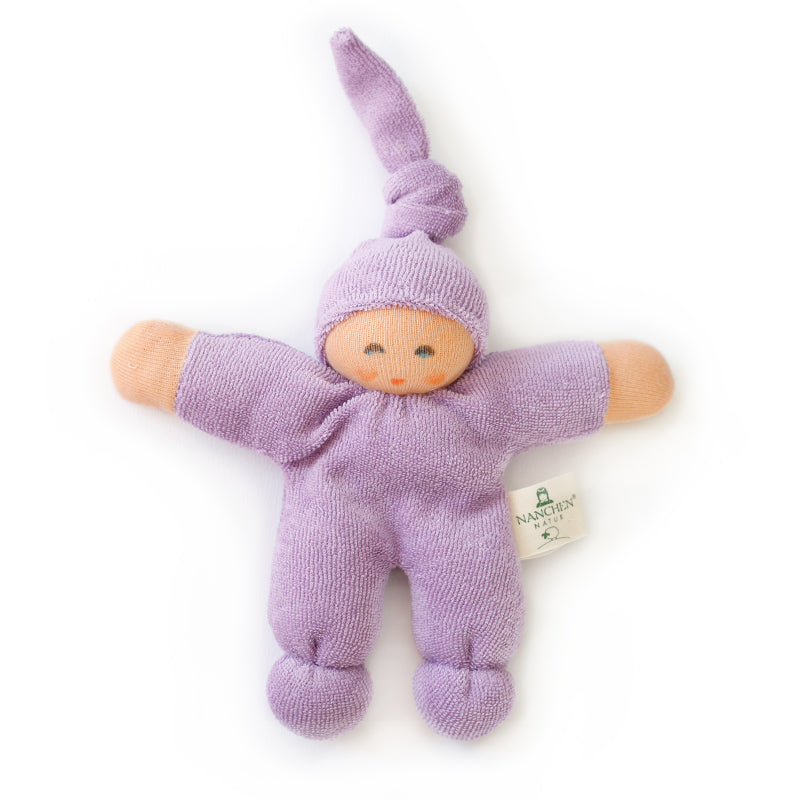 Organic Waldorf Pimpel doll - Lilac
