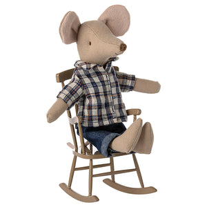 Rocking chair, Mouse - Light brown