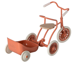 Tricycle hanger, Mouse - Coral
