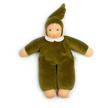 Φόρτωση εικόνας στο εργαλείο προβολής Συλλογής, Xειροποίητη κούκλα Waldorf μωρό - Πράσινο
