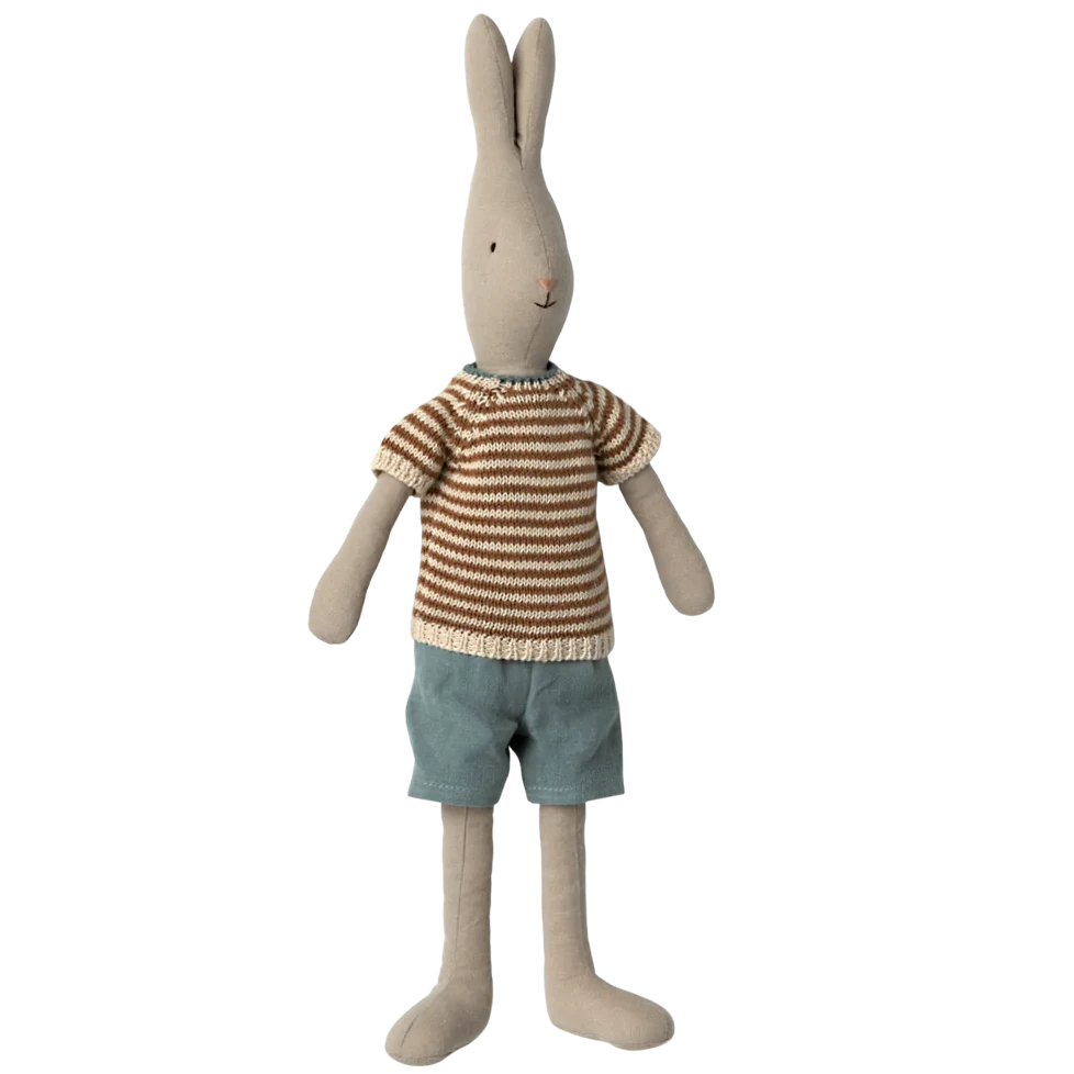 Rabbit size 3, Classic - Knitted shirt and shorts