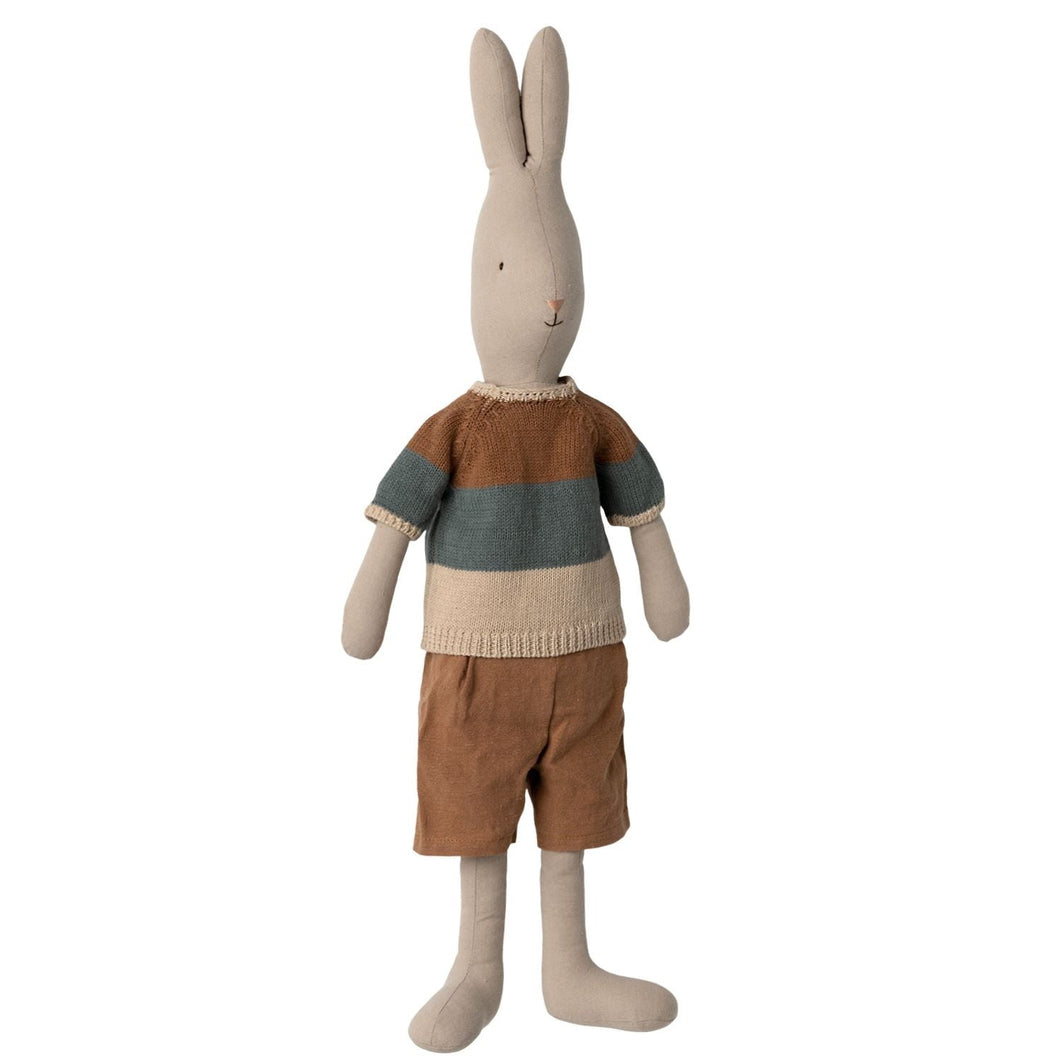 Rabbit size 4, Classic - Knitted shirt and short