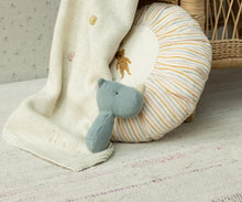 Load image into Gallery viewer, Lullaby friends, Rhino rattle - Dusty blue
