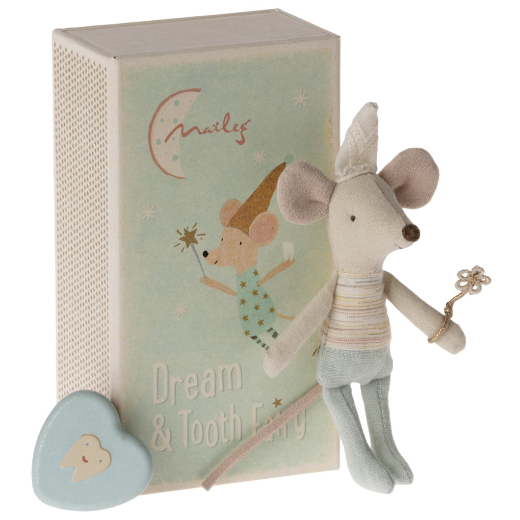 Tooth fairy, big brother mouse with Metal box