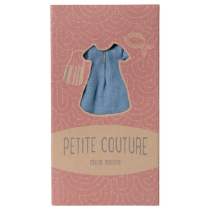 Denim dress and bag, Mum mouse