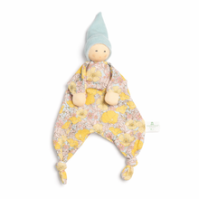 Load image into Gallery viewer, Baby organic comforter blue flower
