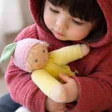 Load image into Gallery viewer, Organic doll, Yellow Flower Baby
