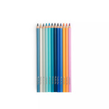 Load image into Gallery viewer, Sky - 12 coloured pencils and cards
