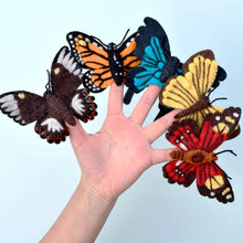 Load image into Gallery viewer, Butterflies finger puppets set
