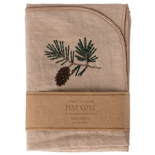Load image into Gallery viewer, Fabric napkin - Pine cone

