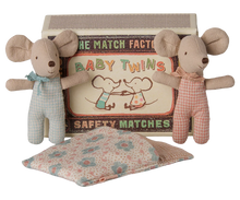 Load image into Gallery viewer, Twins, Baby mice in matchbox - Checker
