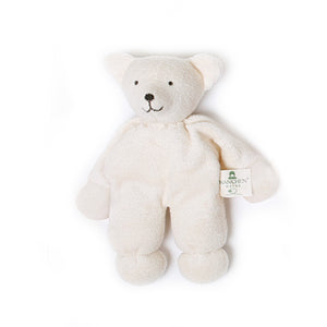 Χειροποίητη κούκλα κουδουνίστρα - Λευκή αρκούδα