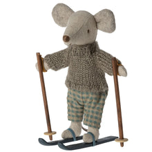 Load image into Gallery viewer, Winter mouse with ski set, Big brother
