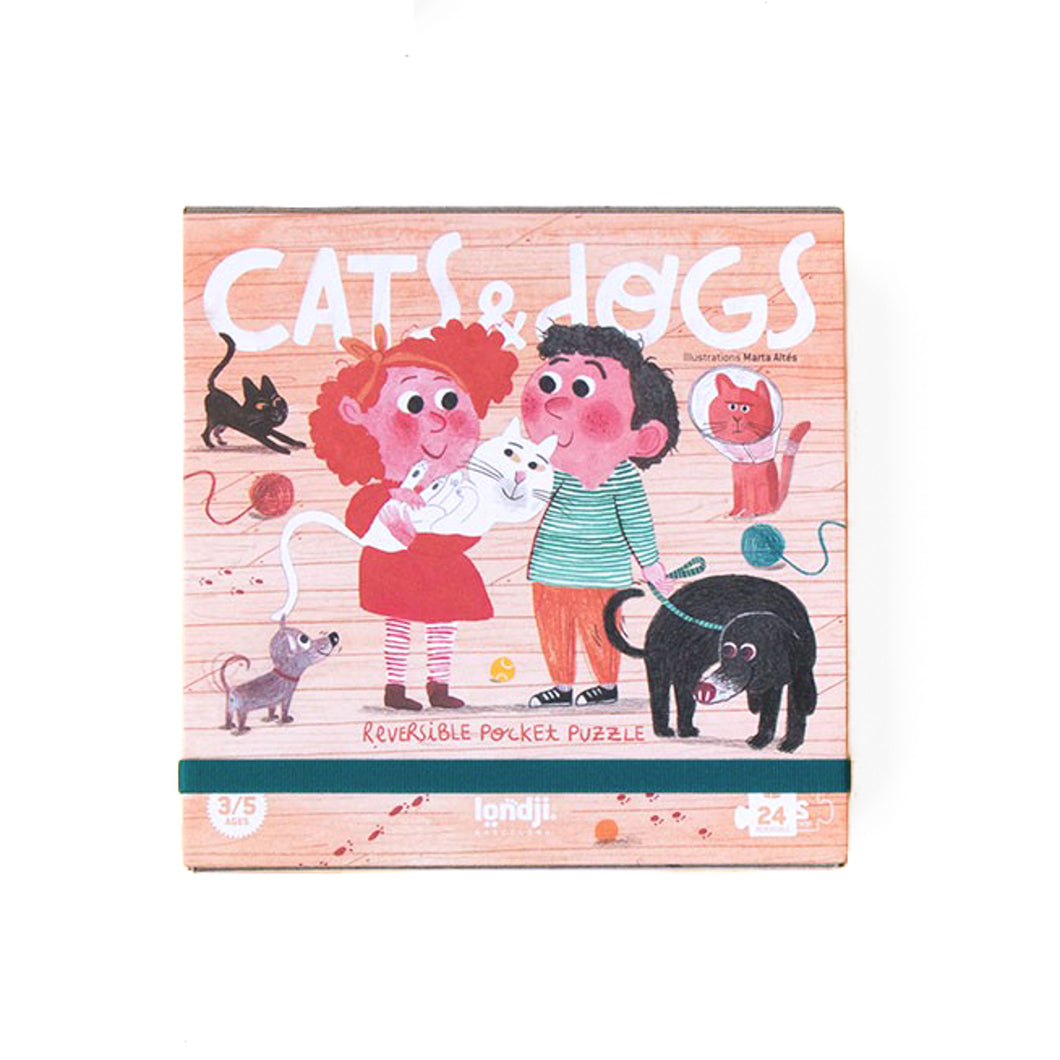 Cats and Dogs - reversible puzzle