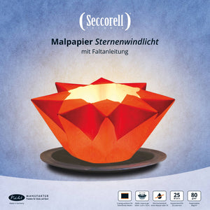 Seccorell star lantern coloring pad