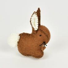 Load image into Gallery viewer, Wool Felt Rabbit, Brown
