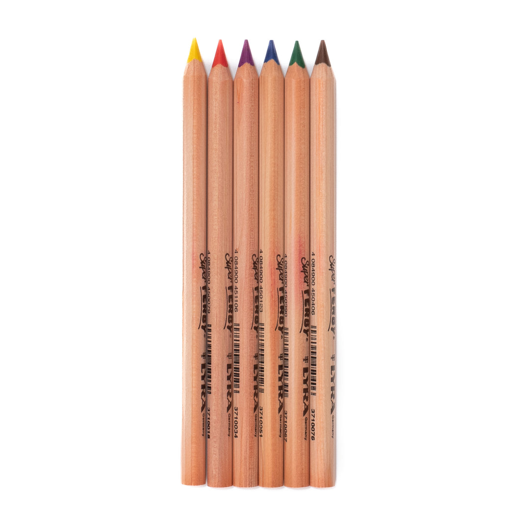 Waldorf selection - 6 pencils