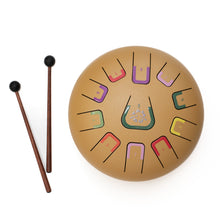 Load image into Gallery viewer, Tambú Steel Tongue Drum, 11 tones
