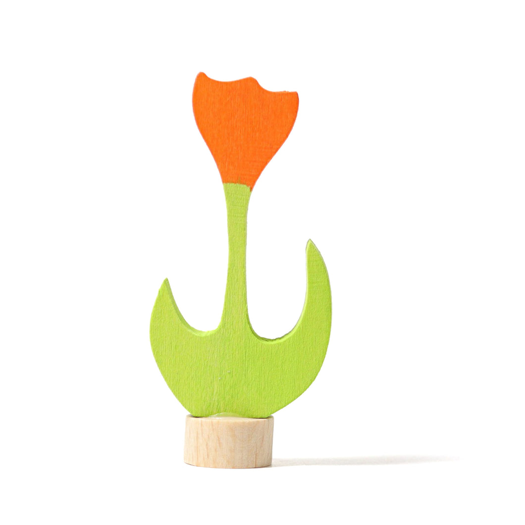 Decorative Figure Orange Tulip