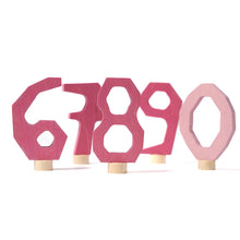 Load image into Gallery viewer, Pink Decorative Numbers 6-9 and 0
