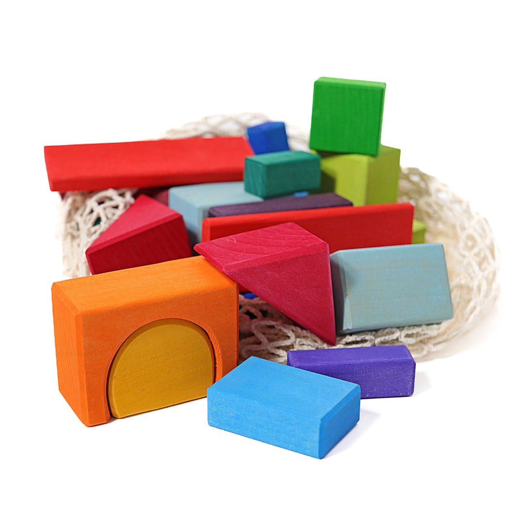 30 Colored Geo-Blocks