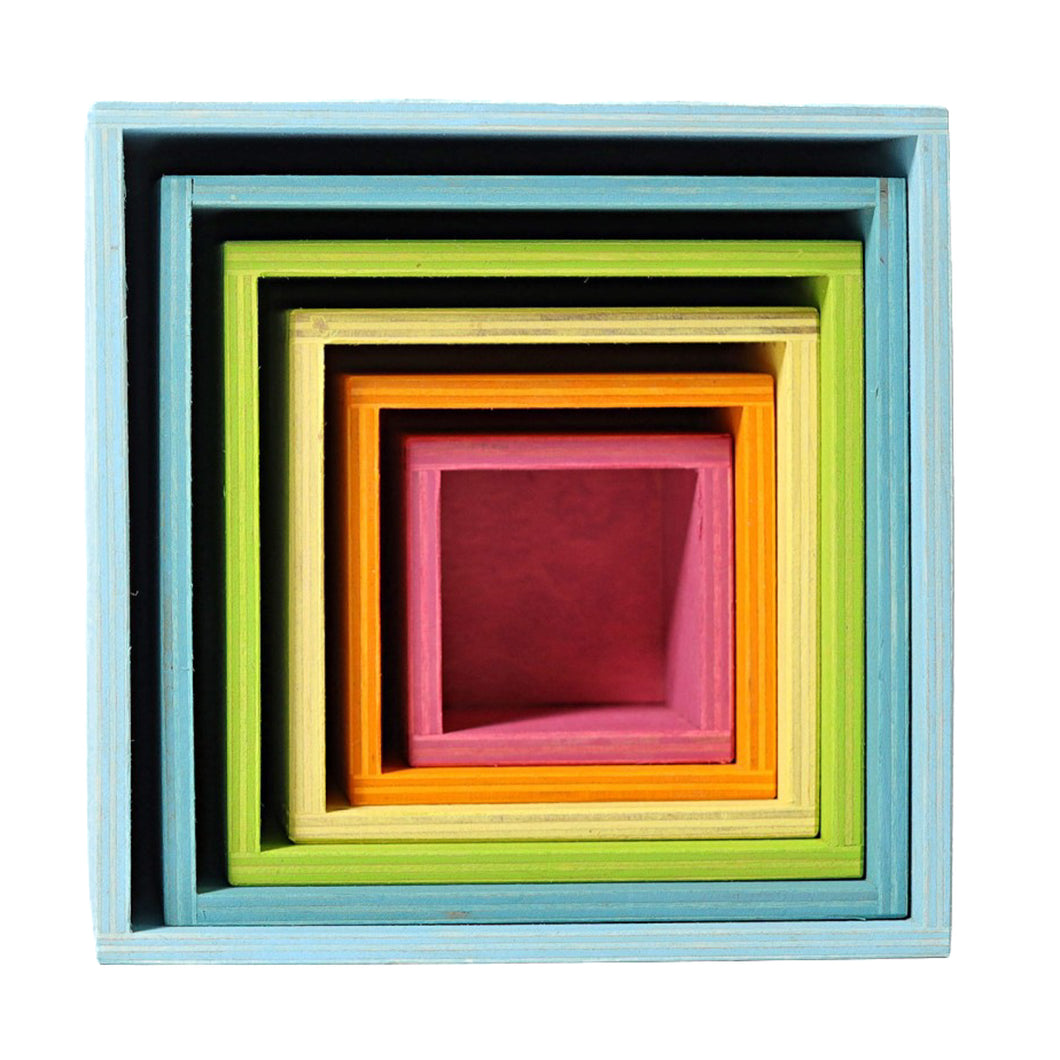 Large Pastel Set of Boxes