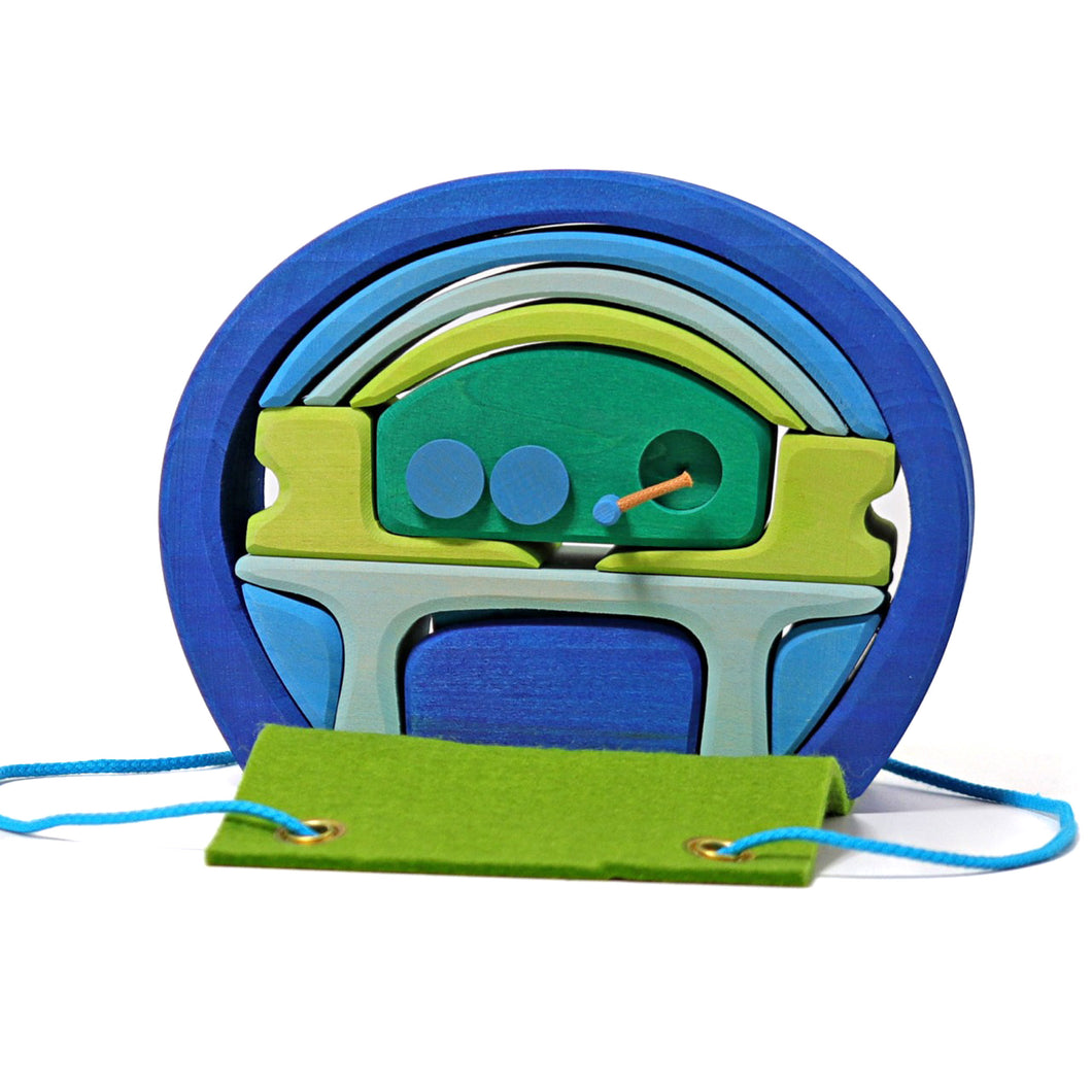 Blue-Green Mobile Home