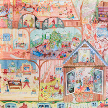 Load image into Gallery viewer, Winter in the Dollhouse Seek &amp; Find Playsilk
