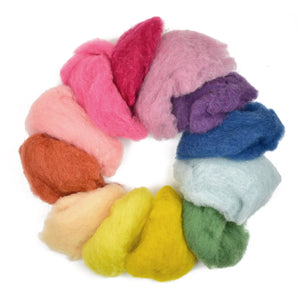 Organic plant-dyed fairytale wool