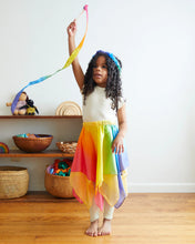 Load image into Gallery viewer, Rainbow Reversible Fairy Skirt
